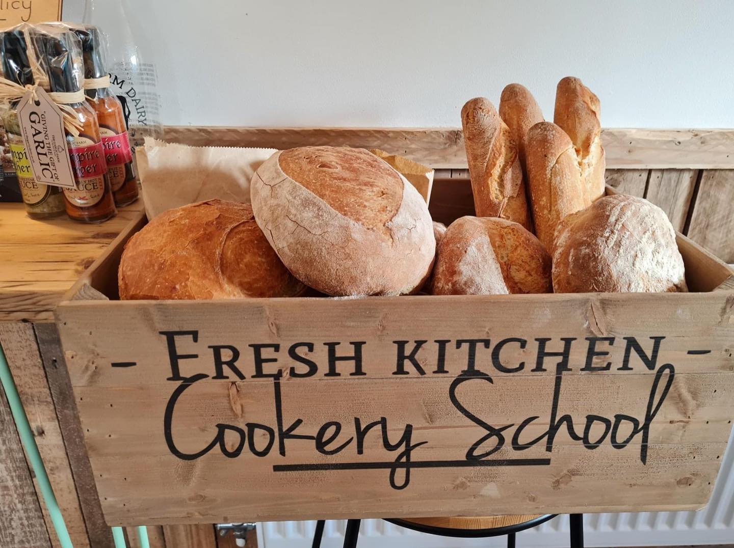 Is there a smell better than fresh bread?

We've got fresh Sourdough and Sourdough Bread Sticks available for you to enjoy at home.